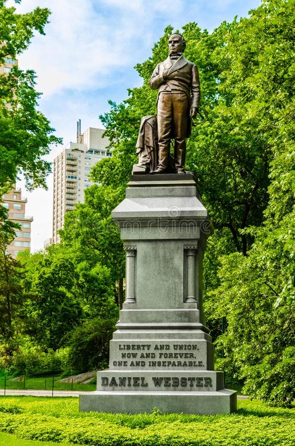 photo of the daniel webster monument